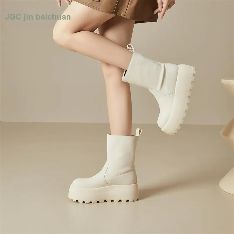 Jin Baichuan Ankle Boots Women's-31