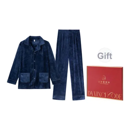 DAFENQIMIMA Королевский синий Мужские Подарочные Наборы Пижам