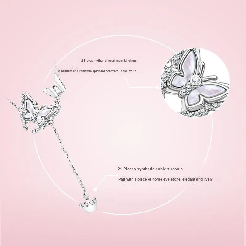 Disney S925 Silver Necklaces Women's-16