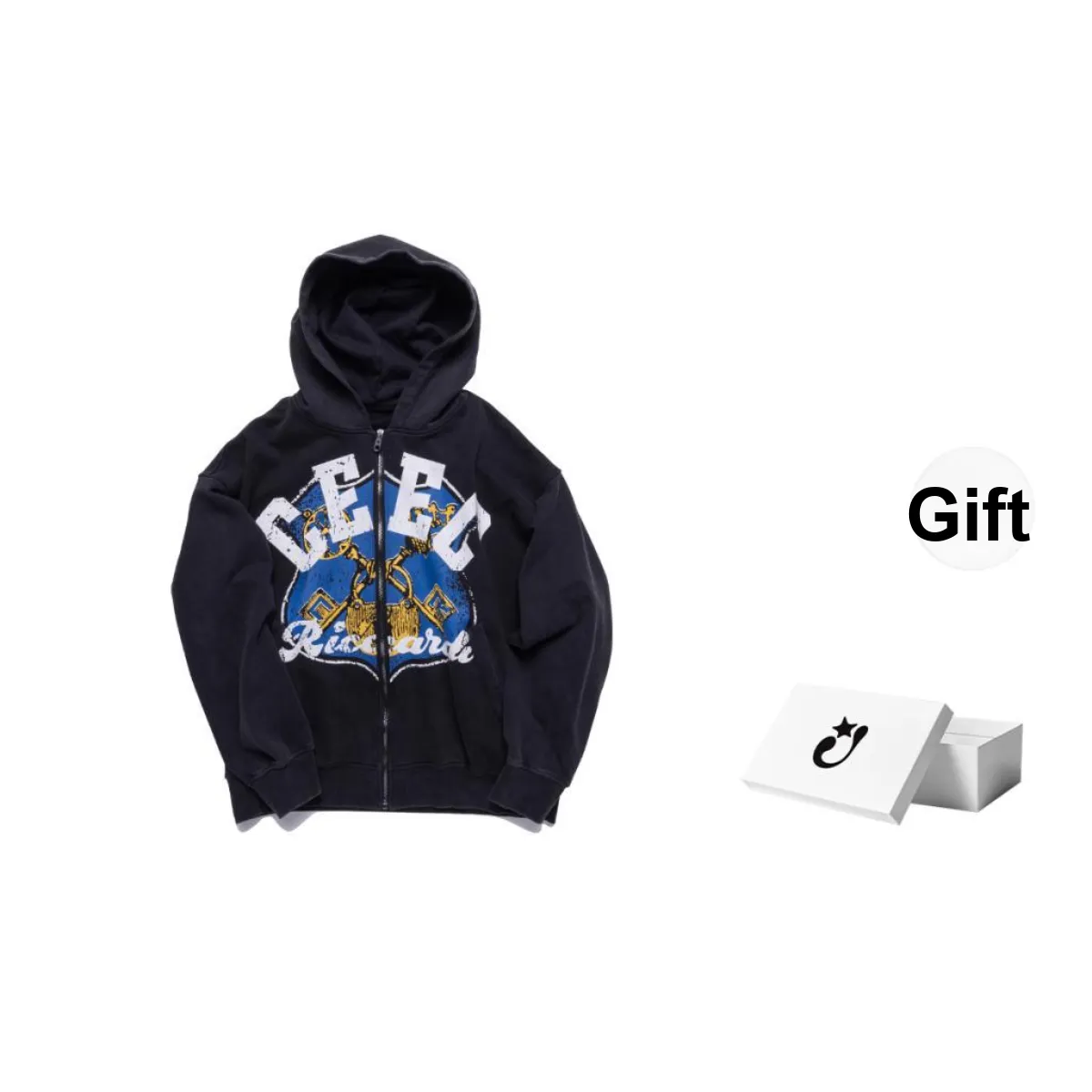 CEEC LA x Riccardi Sweatshirt Unisex Gift Box Set Black