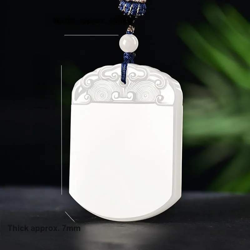 KUNYUYAO Pendants White Jade/Pale Greenish White Jade Unisex-34