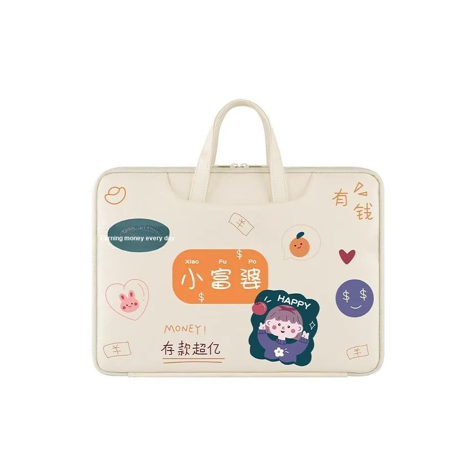 CMLZIUA Laptop Bags White Rich Woman
