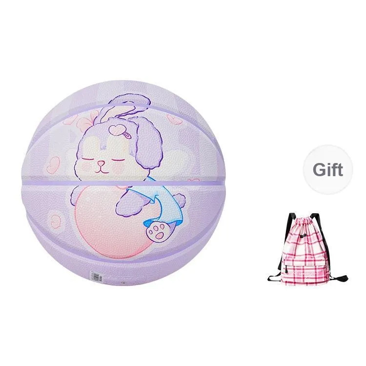 Kuangmi PU Basketball Purple Size 6 Ball Street Unisex-8