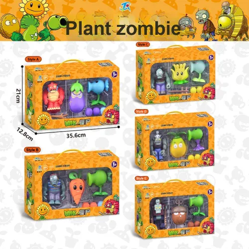 RONGDAFENG Растение VS. Zombies Полный комплект с мерчем Launching Games по IP