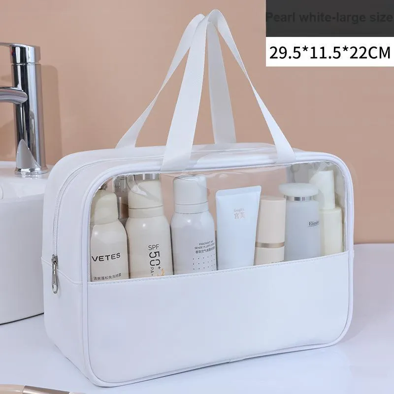 LETOO PVC Makeup Bag Large Size Unisex Multicolor-12