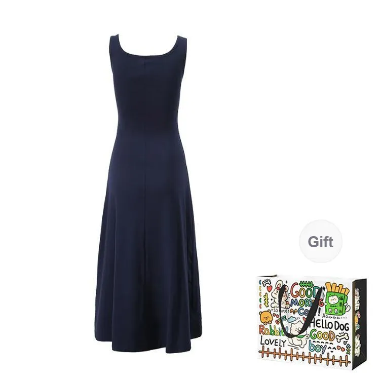 BVODE Slip Dresses Women's Dark Blue Dress Shopping Bag-1