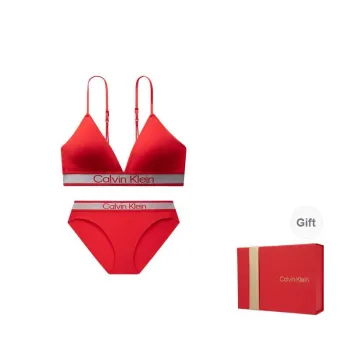 CALVIN KLEIN Underwear Set Women's Gift Box Set Rogue Red