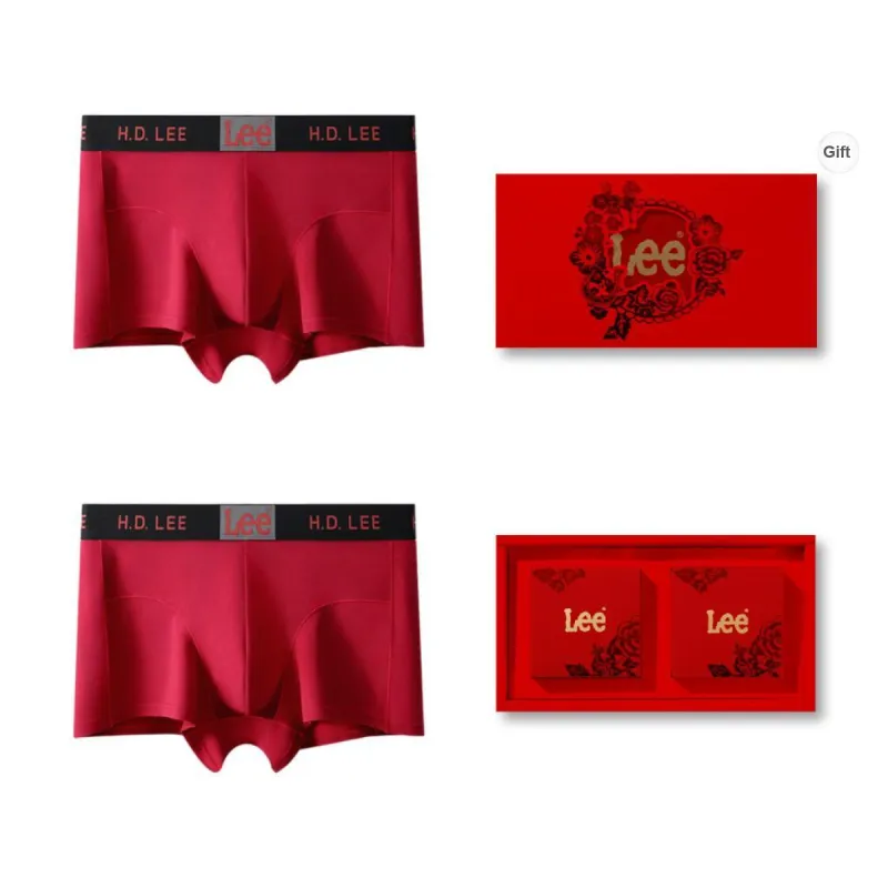 Lee Underpants Men's Combo Set Zodiac Year Red-42