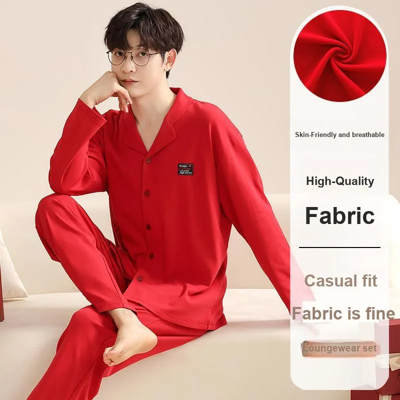 XIAFENYAN Men Pajama Sets-1