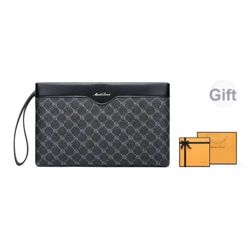 MashaLanti PVC Синтетическая кожа Клатч Стандартный Мужской Черный