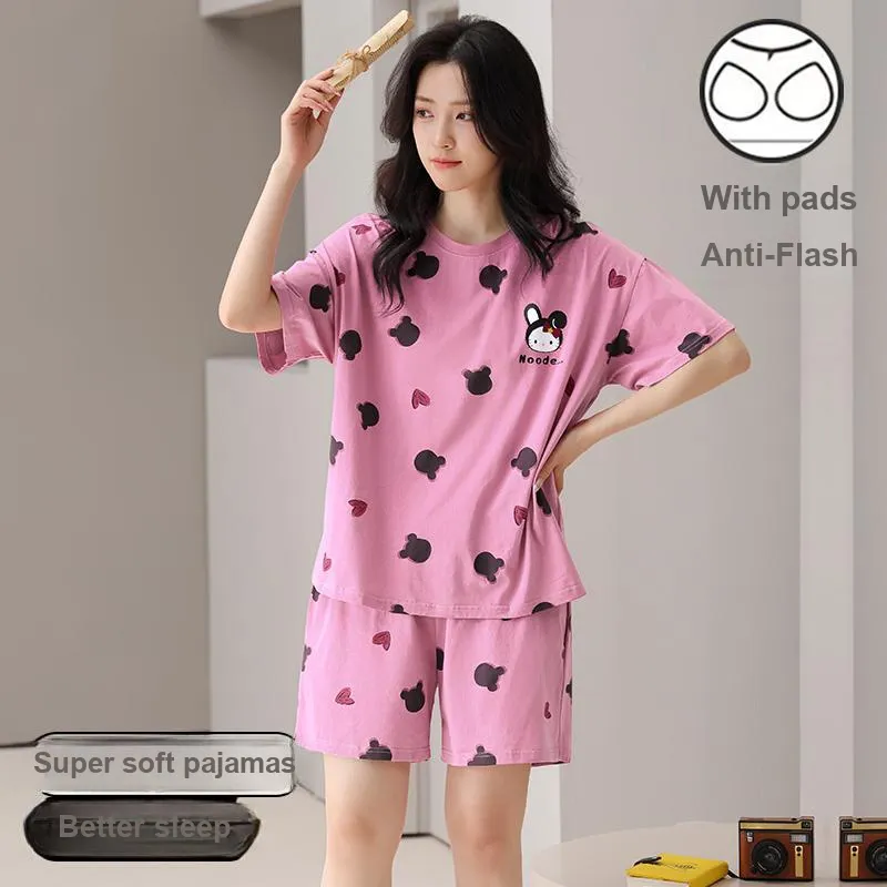 GOSO Pajama Set Women's Bright Pink-2