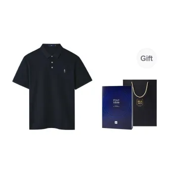 HLA Polo Shirt Men's Navy Blue 03