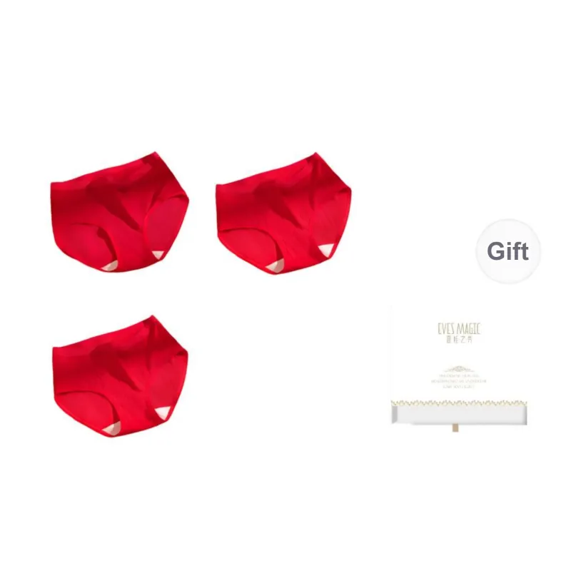 XIA.WA.ZHI.XIU Underpants Women's Shopping Bag 3 Pack-10
