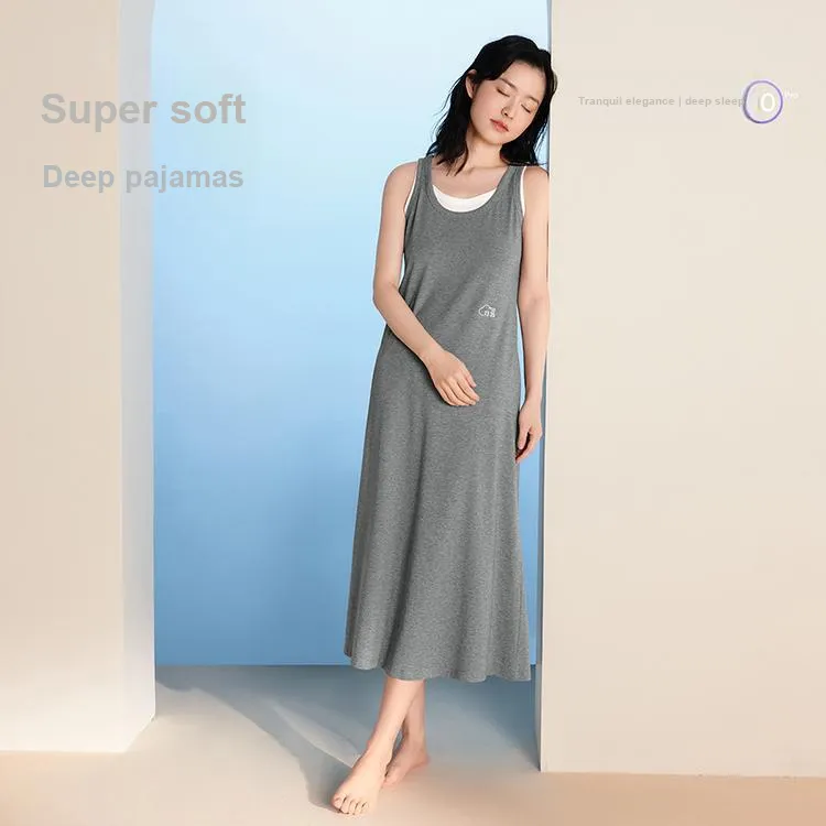 JINGYUN Deep Pajama 70 Nightgown Women's-1