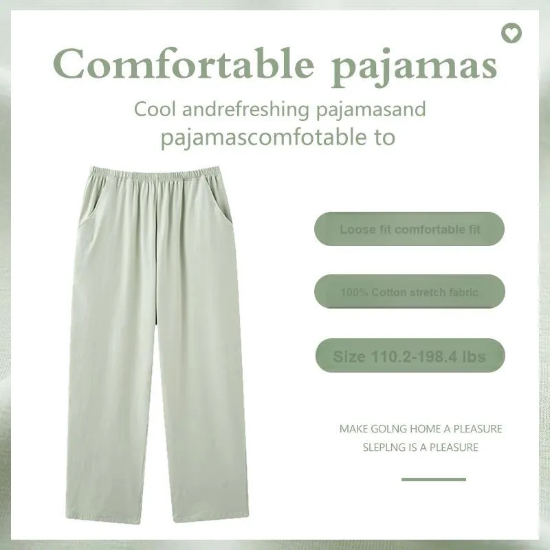 GOSO Pajama Pants Men's Aqua Green-1