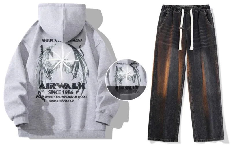 Airwalk Sweatshirt Sets Unisex-20