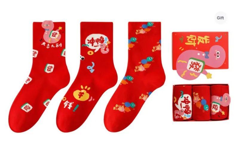 Caramella Mid Calf Socks Women's Box 3 Pack-0