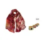 Burgundy Silk Scarf Buckle Box (Random 1 Pc)