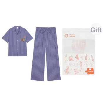 NEIWAI x Disney Pajama Set Men's Smart Dark Blue