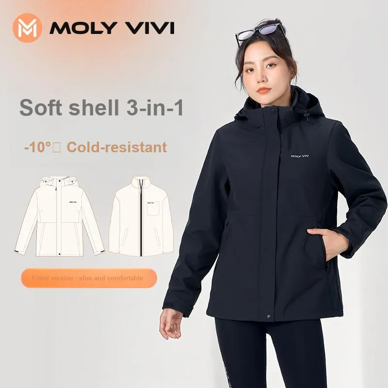 MOLY VIVI Soft Shell Coat Unisex-66
