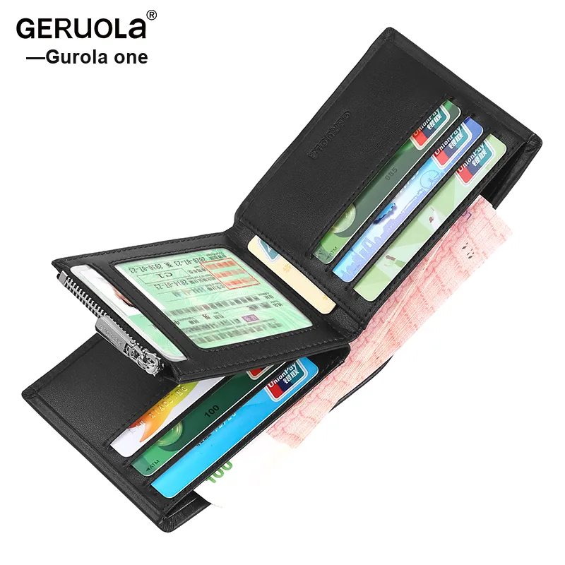 Gorora Top Grain Cow Leather Wallet Men's Multicolor-3
