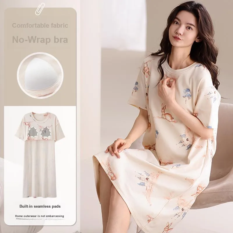 Pretty lady Women's Nightgowns-1