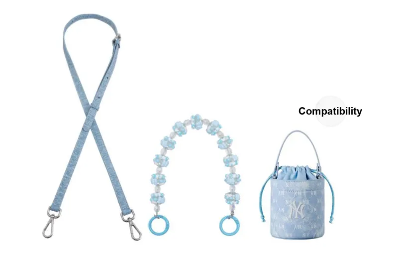 Lan Bao Fan Metal, Alloy Bag Strap Unisex Jackson Yee Denim-0