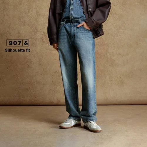 JACK JONES E41 Medium Denim Blue Men's Jeans JACK JONES E41 Средний деним синий мужской джинсы