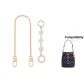[Gold-Tone]Decorative Chain+Camellia Extender Chain