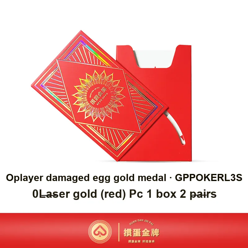 GPPOKER Egg Golden Medal L3S High End Poker Card Egg Specialized German Imported Black Core Paper Poker Cards-3