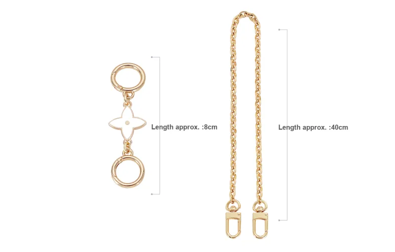GUYI Metal Bag Accessory Bag Strap Women's Gold Tone-49