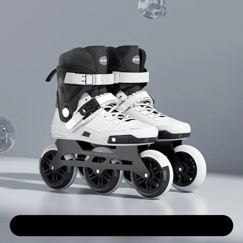 Sway Inline Skates Unisex Black White Two Tone-1