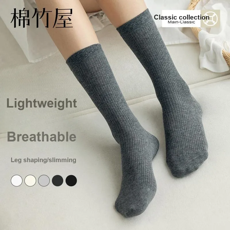 B&C.Room Knee High Socks Women's 4 Pack-3