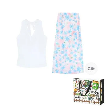 OURUOKE Two Piece Skirt Sets Women's