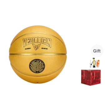 VEIDOORN Snake Year Collection Golden Scales PU Basketball Gold Size 7 Ball Street Training Competition Unisex