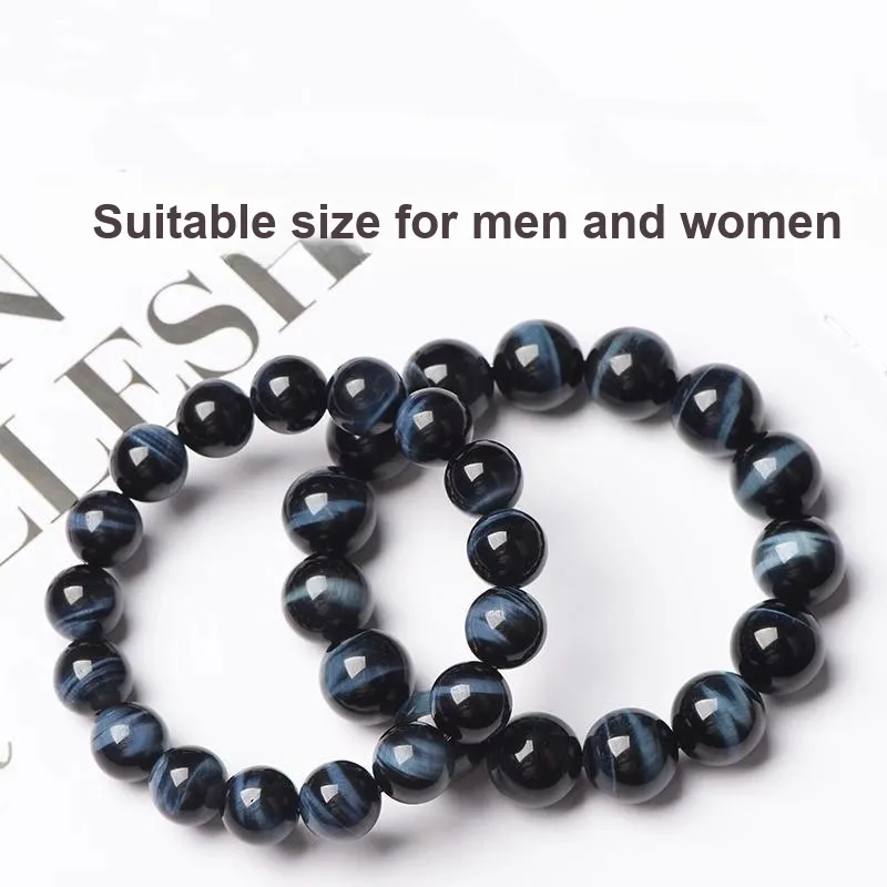 Moonstone Edge Tiger's Eye Stone Bracelets Unisex-3