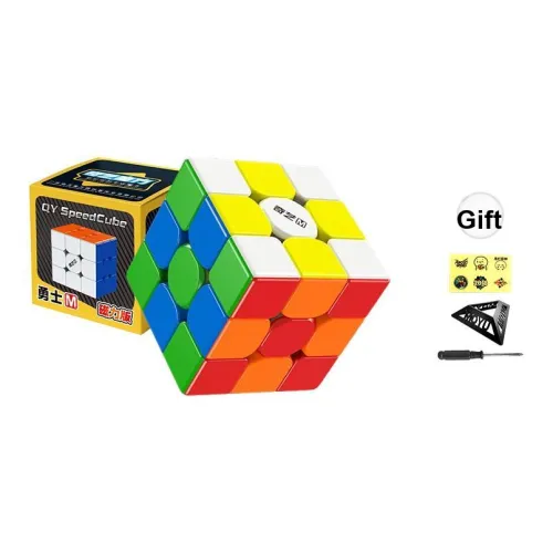 Qiyi 3 уровня магнитный соревновательный гоночный UV ромб Поверхность Кубики Рубика Развивающие игрушки