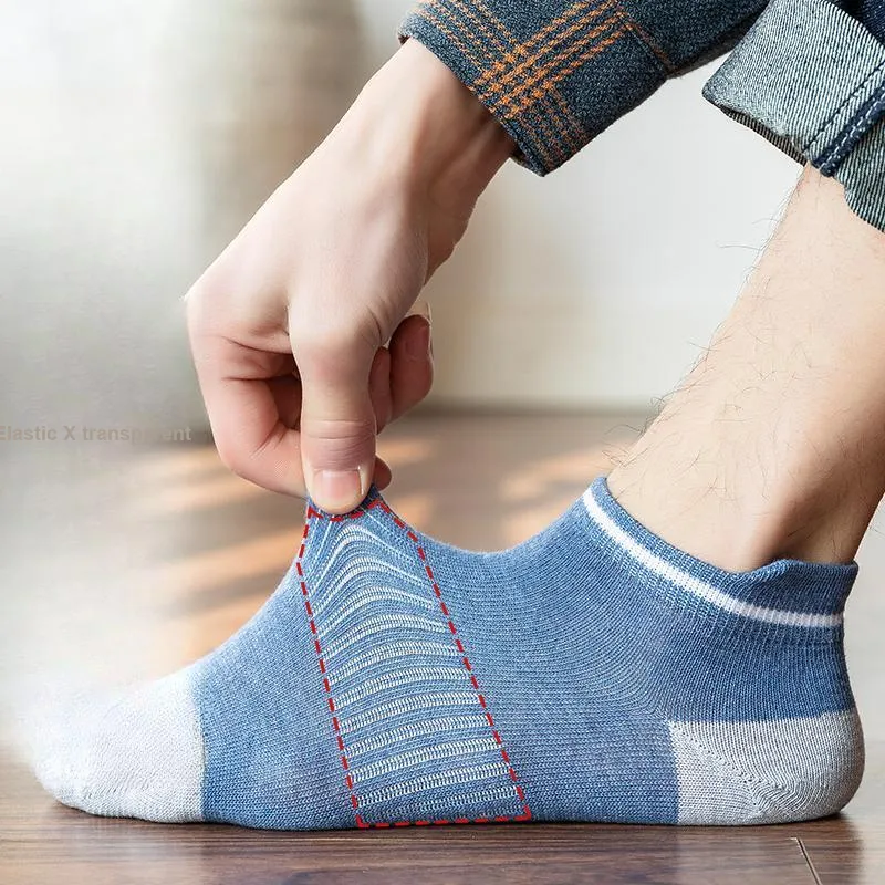 NANJIREN Ankle Socks Men's 10 Pack Mixed Color-4