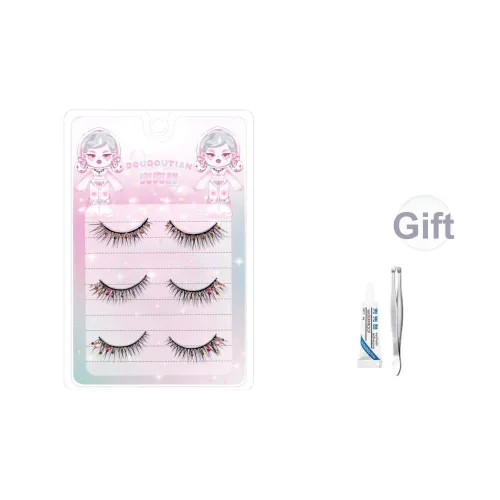 DOUDOUTIAN Клеящиеся ресницы для женщин