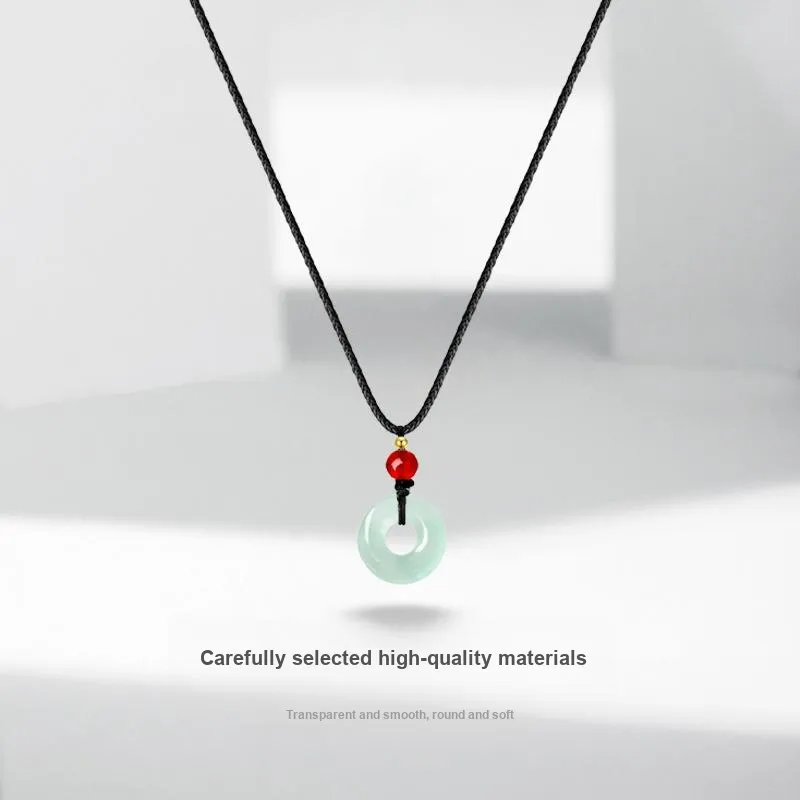JUICY GRAPE African Emerald Jade Necklaces Women's-1