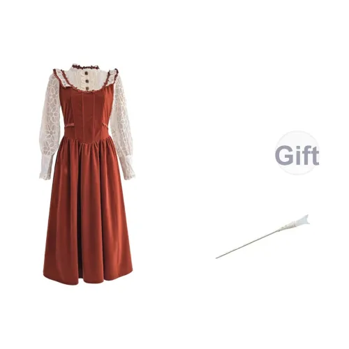 SYEEE WITH U Длинное платье с длинными рукавами женское