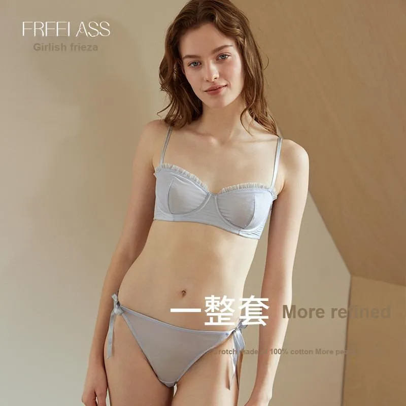FREELASS Bra Women's Shimmering Silver-3