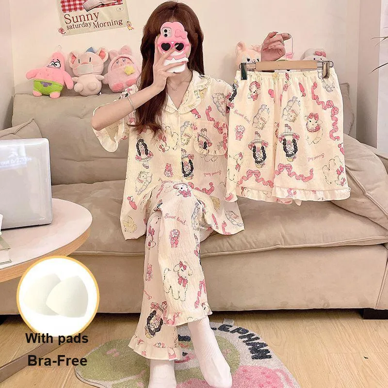 DanceBees Pajama Set Women's Image Color-1