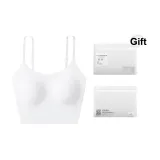White (U-Neck Strapless Style)