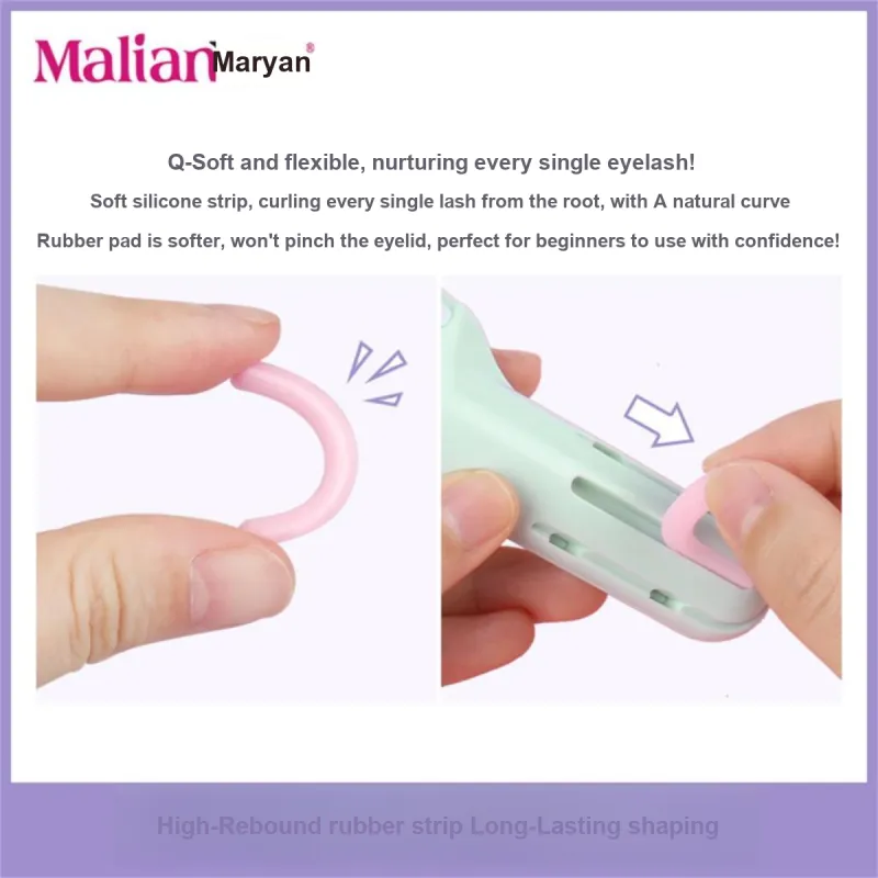 Malian Long Lasting Shaping With Curling Eyelash Curlers-5
