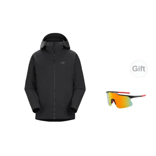 Arcteryx Windbreaker Jackets Men Black+Free Eyeglasses