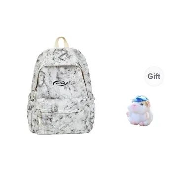Yalu Nylon Backpack Unisex White/Black/Red/Blue