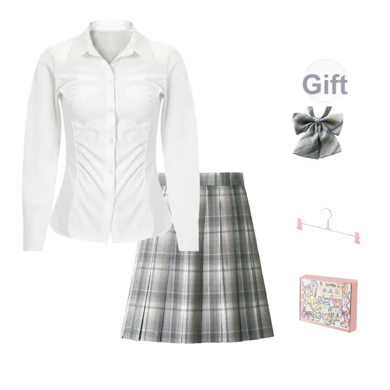 RIMUXINGHE Shirt Matching Set Women's-10