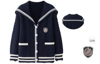 Tokyo Season Knitwear Fall Winter Unisex Navy Blue