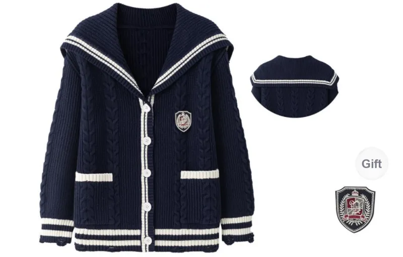 Tokyo Season Knitwear Fall Winter Unisex Navy Blue-0